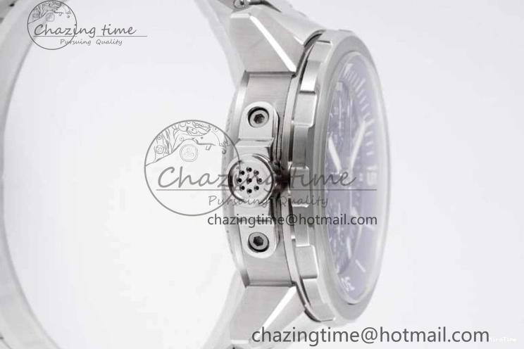 MIROTIME 0302 Aquatimer Chrono SS V6SF 1:1 Best Edition Blue Dial on SS Bracelet A Modern 7032